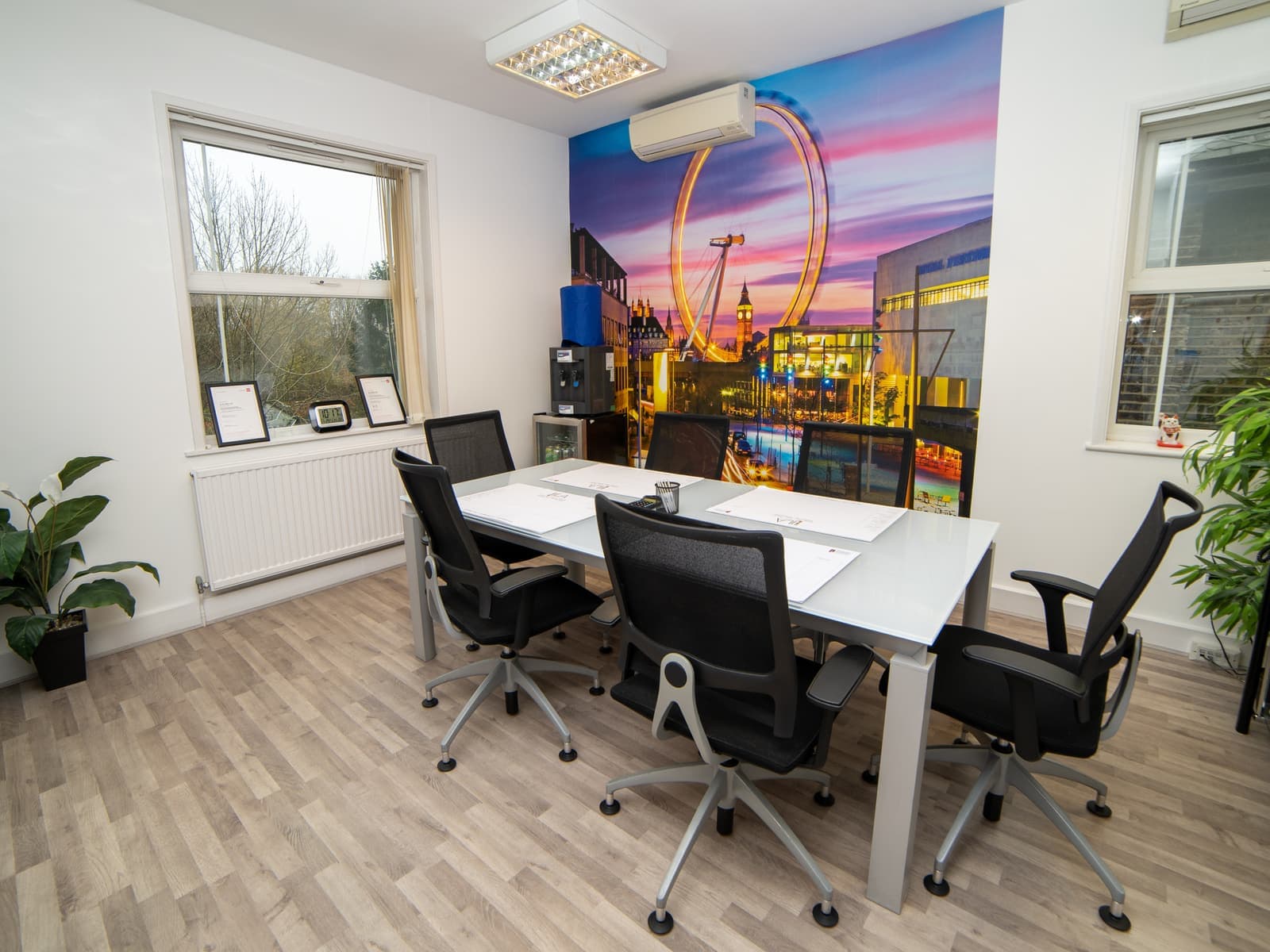 The meeting room at our office in New Barnet